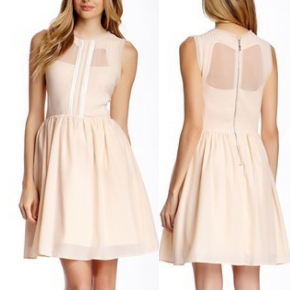 Jessica Simpson sz 14 Pleated Chiffon